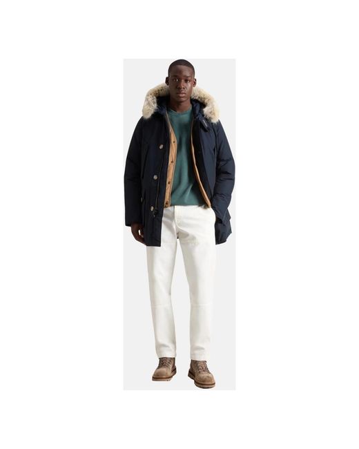 Woolrich Jassen ,Blauw ,Arctic Parka Voor in het Blue voor heren