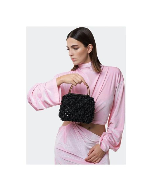 Handbags di HIBOURAMA in Black