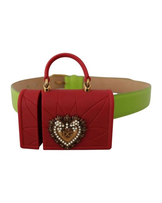 Dolce & Gabbana Red Belts