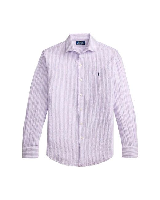 Polo Ralph Lauren Purple Casual Shirts for men