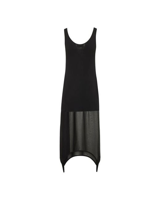 Midi Dresses Fendi de color Black