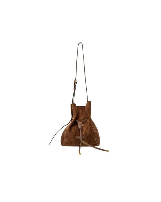 Gianni Chiarini Brown Bucket Bags