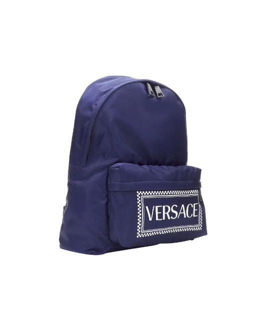 Versace Blue Backpacks for men