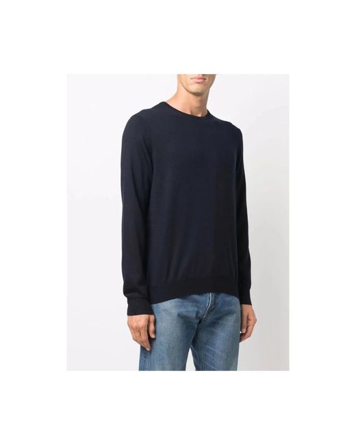 La Fileria Blue Round-Neck Knitwear for men