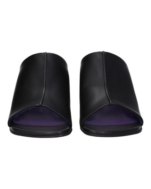Stella McCartney Black Heeled Mules