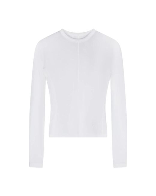 Long Sleeve Tops di Y-3 in White