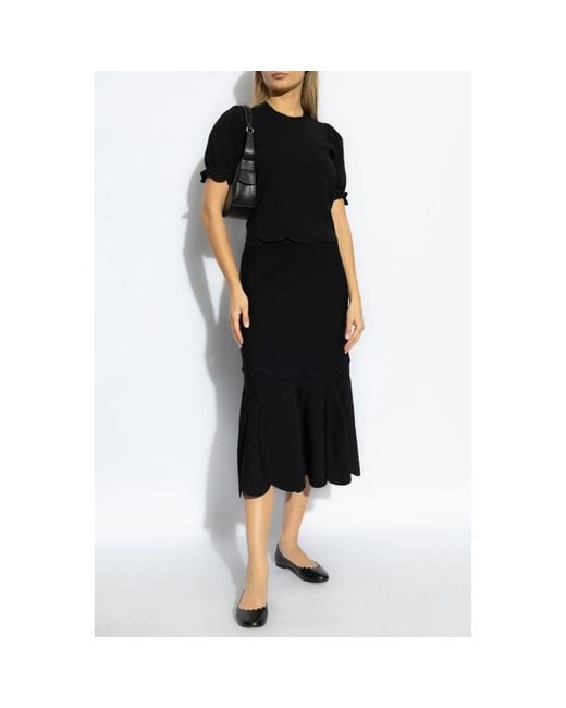 Ulla Johnson Black Midi Skirts