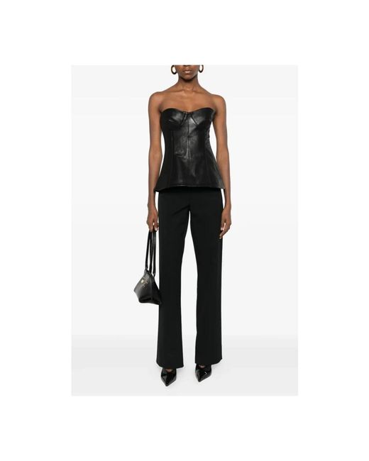 Jonathan Simkhai Black Sleeveless Tops