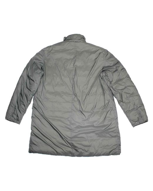 K-Way Lange Groene Puffer Jas in het Gray voor heren