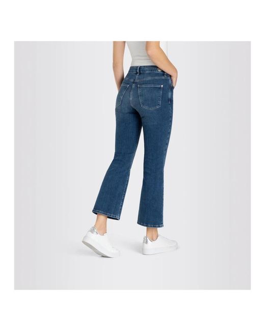 M·a·c Blue Cropped Jeans