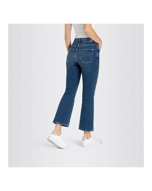 Cropped Jeans M·a·c de color Blue