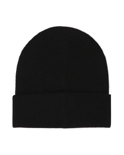 McQueen Accessoires ,Zwart ,Kasjmier Kasjmier Zwarte Beanie Hoed in het Black voor heren