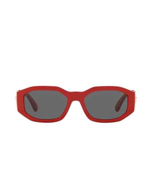 Versace Medusa Biggie Zonnebril in het Red