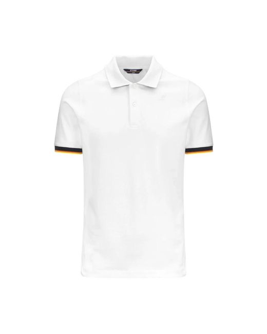 K-Way White Polo Shirts for men