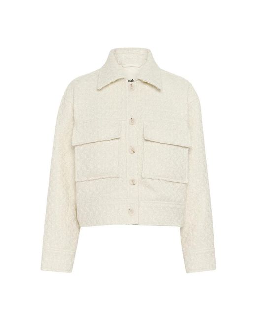 Soaked In Luxury White Tweed Jackets