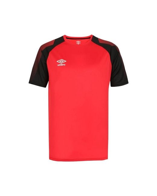 Umbro Challenge teamwear polyester t-shirt,challenge teamwear t-shirt in Red für Herren