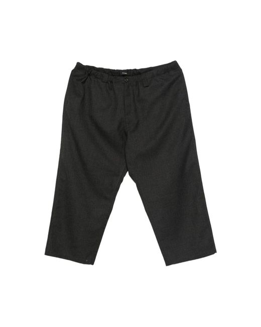 Willy Chavarria Black Straight Trousers for men