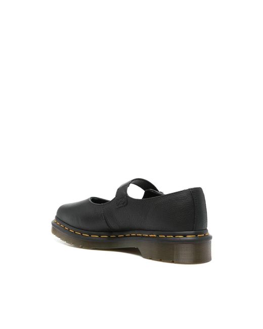 Dr. Martens Black Flat Shoes