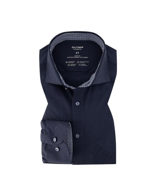 Olymp Blouses & Hemden in het Blue voor heren