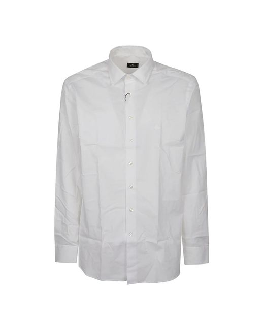 Etro White Formal Shirts for men