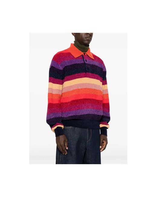 Drole de Monsieur Red Polo Shirts for men