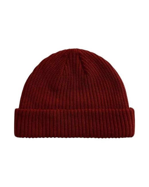 Vans Accessoires ,Rood ,Core Basic Cuff Beanie in het Red
