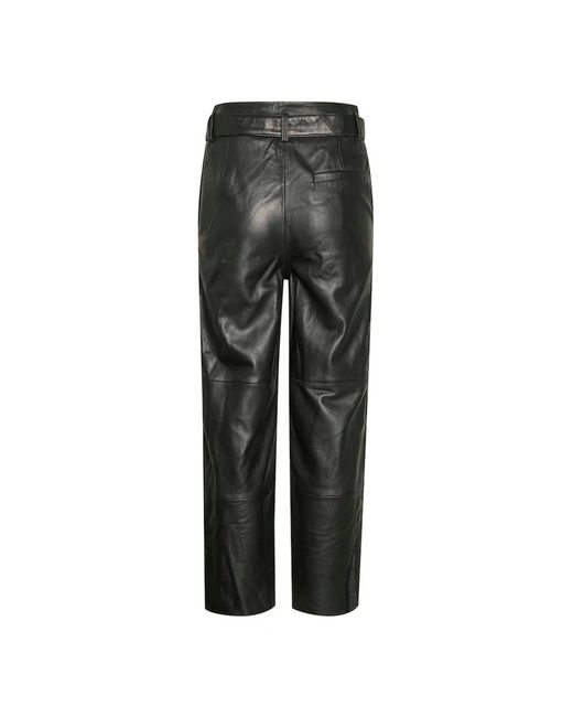 Gestuz Gray Cropped Trousers