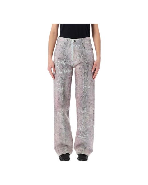 Haikure Gray Straight Fit Jeans