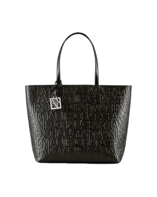 Armani Exchange Black Shoulder Bags