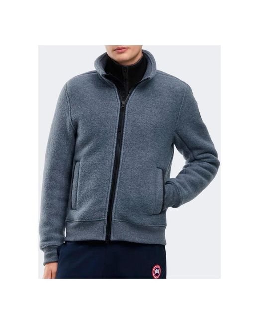 Canada Goose Jassen ,Blauw ,Lawson Fleece Jas in het Blue voor heren