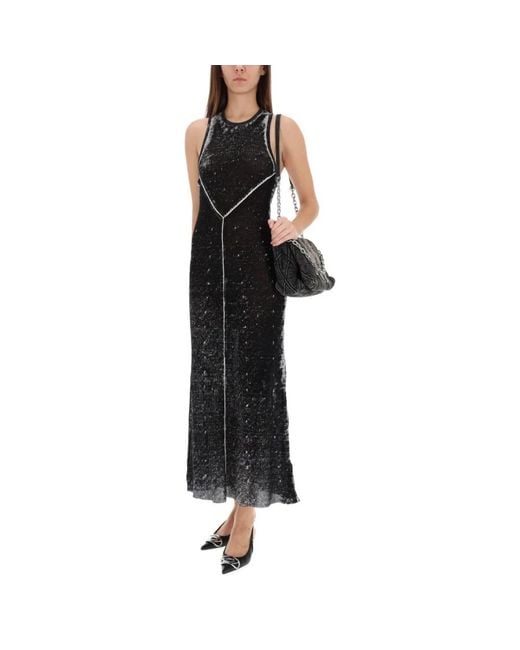 DIESEL Black Midi Dresses