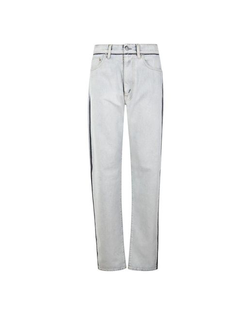 Maison Margiela Gray Straight Jeans for men