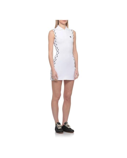MARINE SERRE White Short Dresses