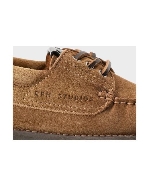 COPENHAGEN Brown Laced Shoes