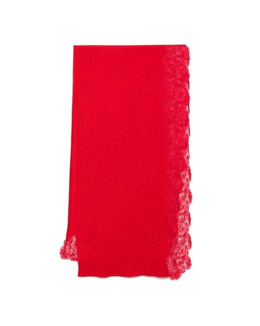 Ermanno Scervino Scarves in het Red