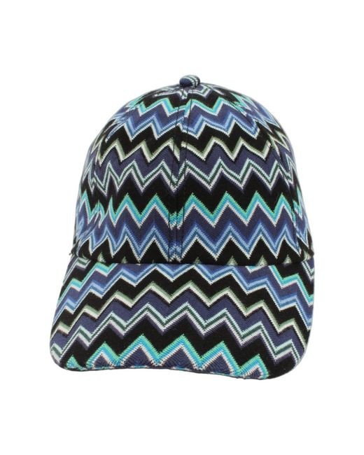 Missoni Green Caps for men