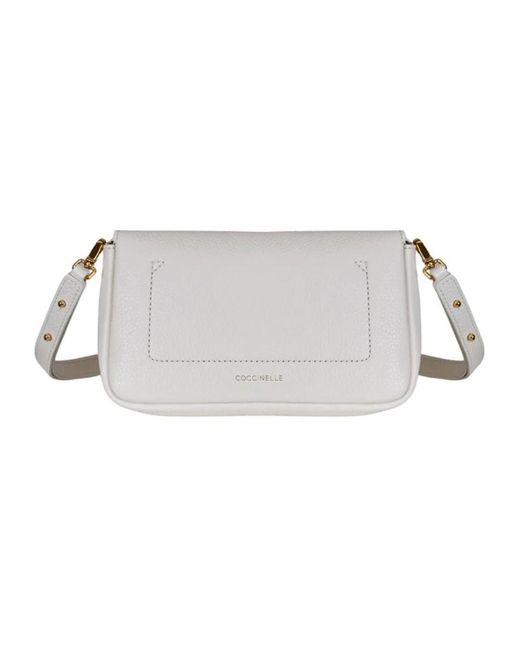 Coccinelle White Shoulder Bags