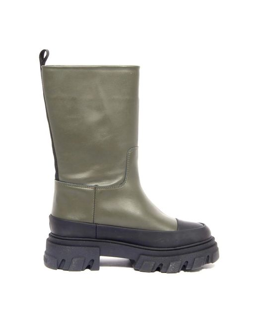 Ganni Green High Boots