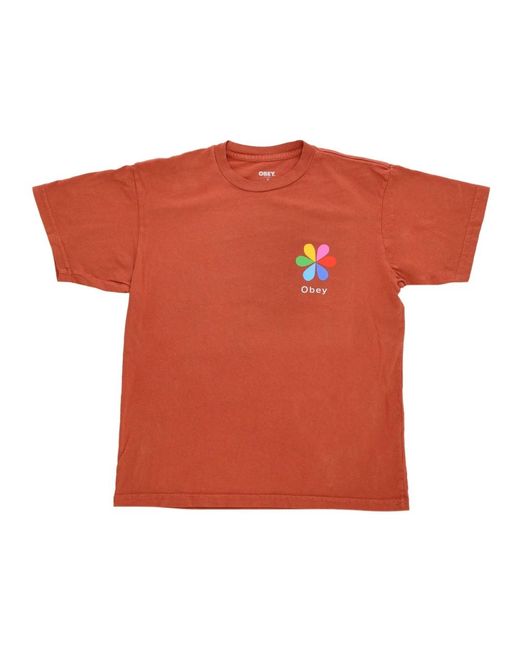 Obey Orange T-Shirts for men