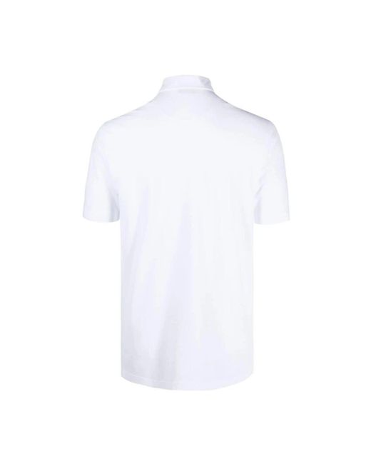 Barba Napoli White Polo Shirts for men