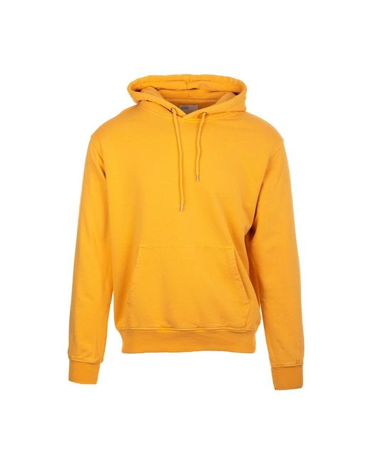 COLORFUL STANDARD Yellow Hoodies for men