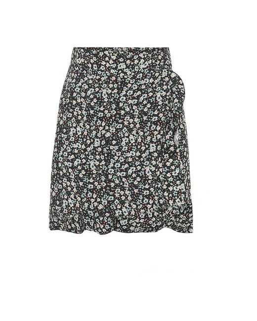 American Dreams Gray Blumiger wickelrock mit rüschen