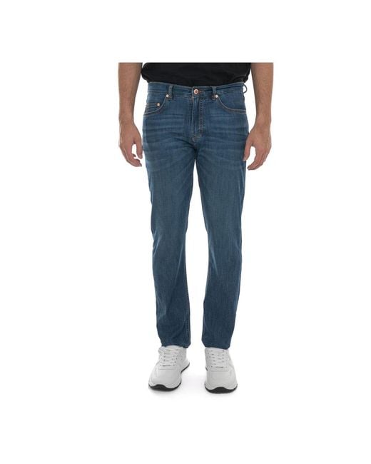 Harmont & Blaine Blue Slim Fit Jeans for men