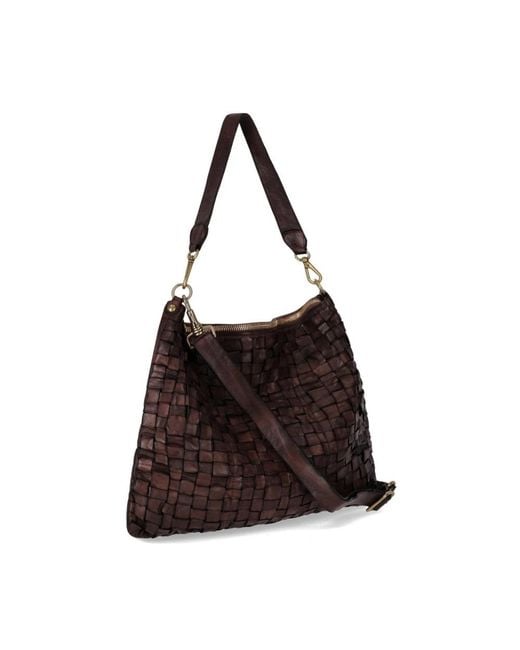 Campomaggi Brown Shoulder Bags