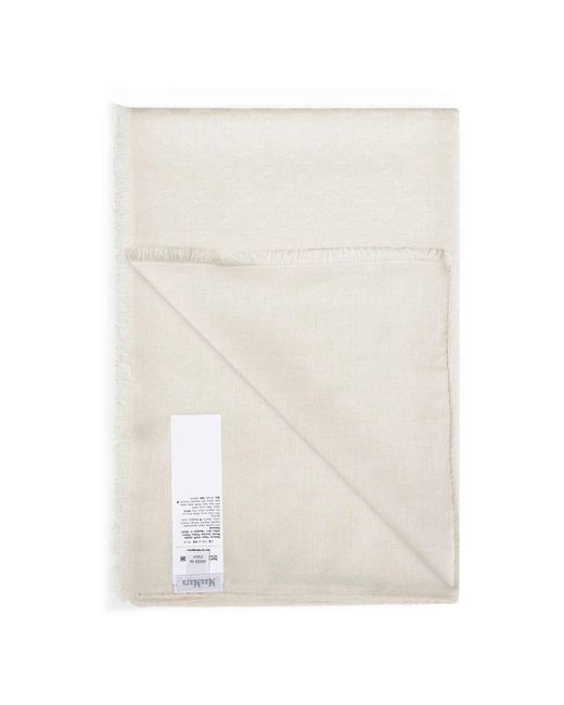 Max Mara White Scarves