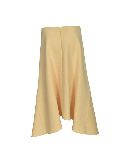 Midi Skirts Plan C de color Natural