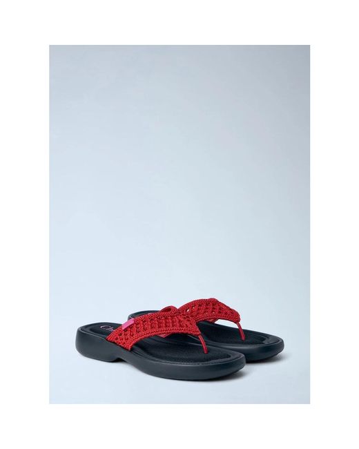 Chloé Red Flip Flops