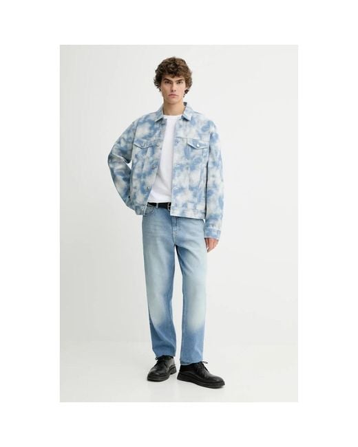 Les Deux Rally Jacket in het Blue voor heren
