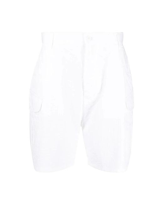 Giorgio Armani White Casual Shorts for men