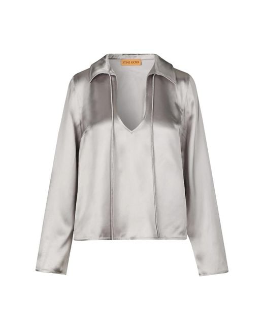 Stine Goya Gray Blouses